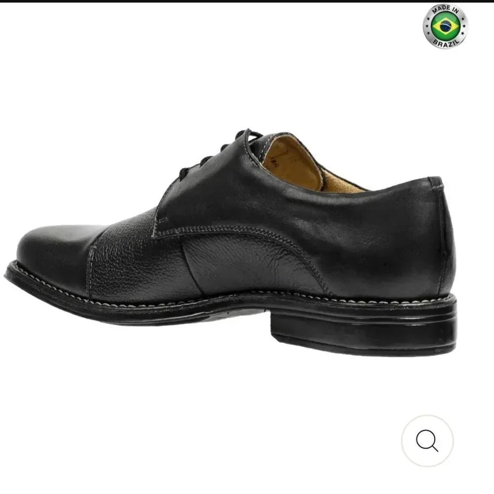 SANDRO MOSCOLONI STRAIGHT TIP BLUCHER DERBY MAXWELL, Black, 13, NWOB